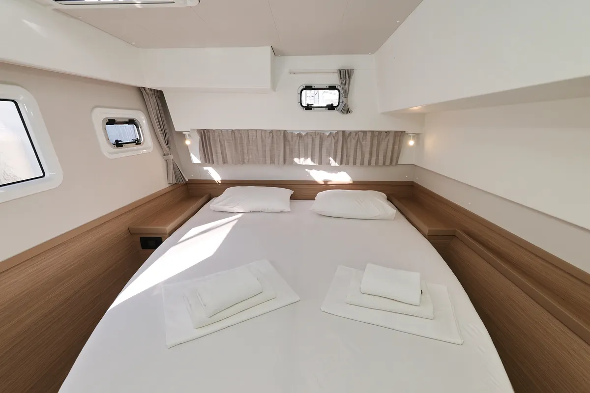 Cabin on DEAR JOHN, a Lagoon 42 catamaran at Općina Sukošan, Croatia