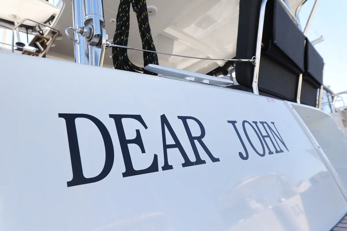 DEAR JOHN, a Lagoon 42 catamaran at Općina Sukošan, Croatia