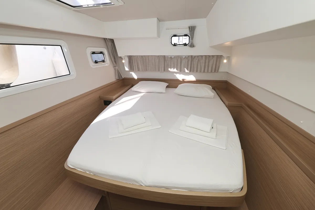 Cabin on DEAR JOHN, a Lagoon 42 catamaran at Općina Sukošan, Croatia