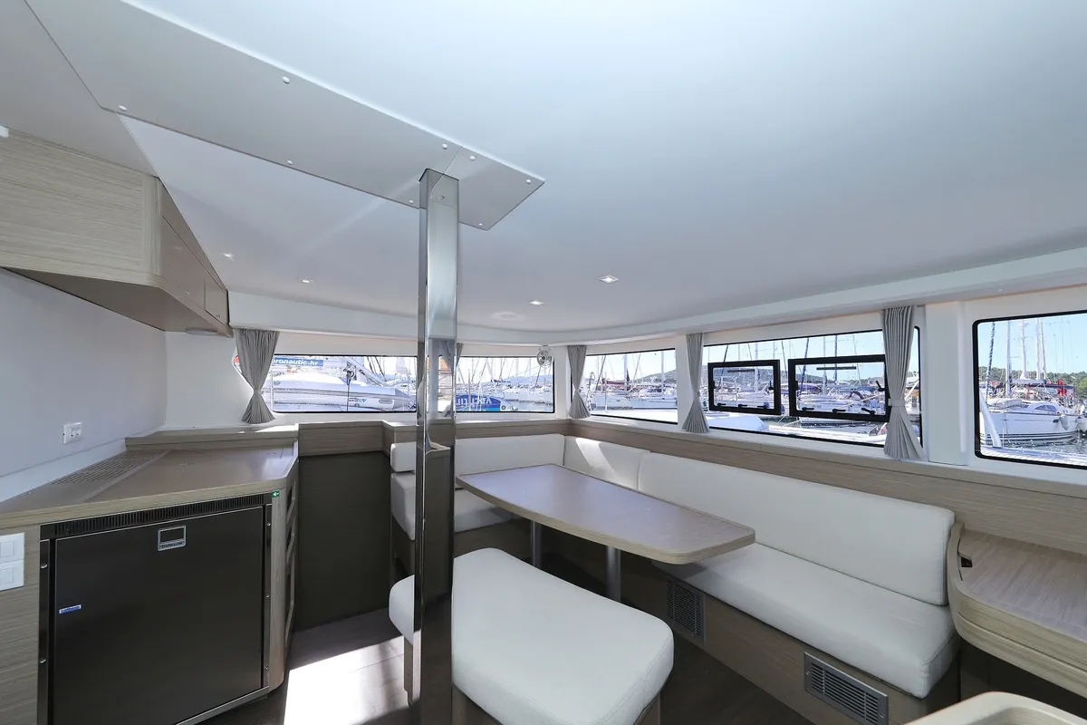 Salon of Sail la Vie, a Lagoon 42 catamaran at Pirovac, Croatia