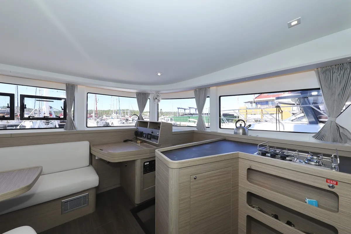 Salon of Sail la Vie, a Lagoon 42 catamaran at Pirovac, Croatia