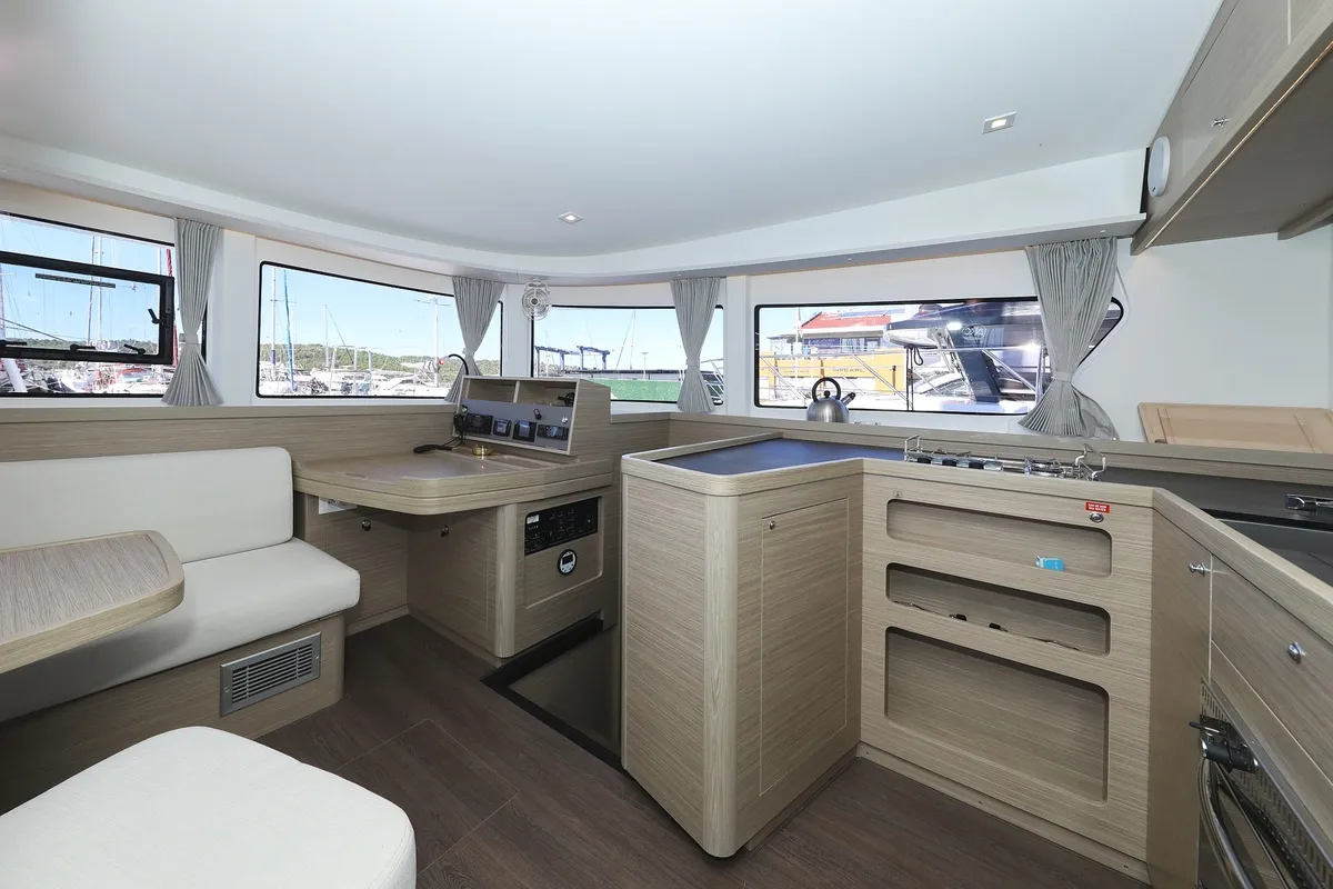 Galley of Sail la Vie, a Lagoon 42 catamaran at Pirovac, Croatia