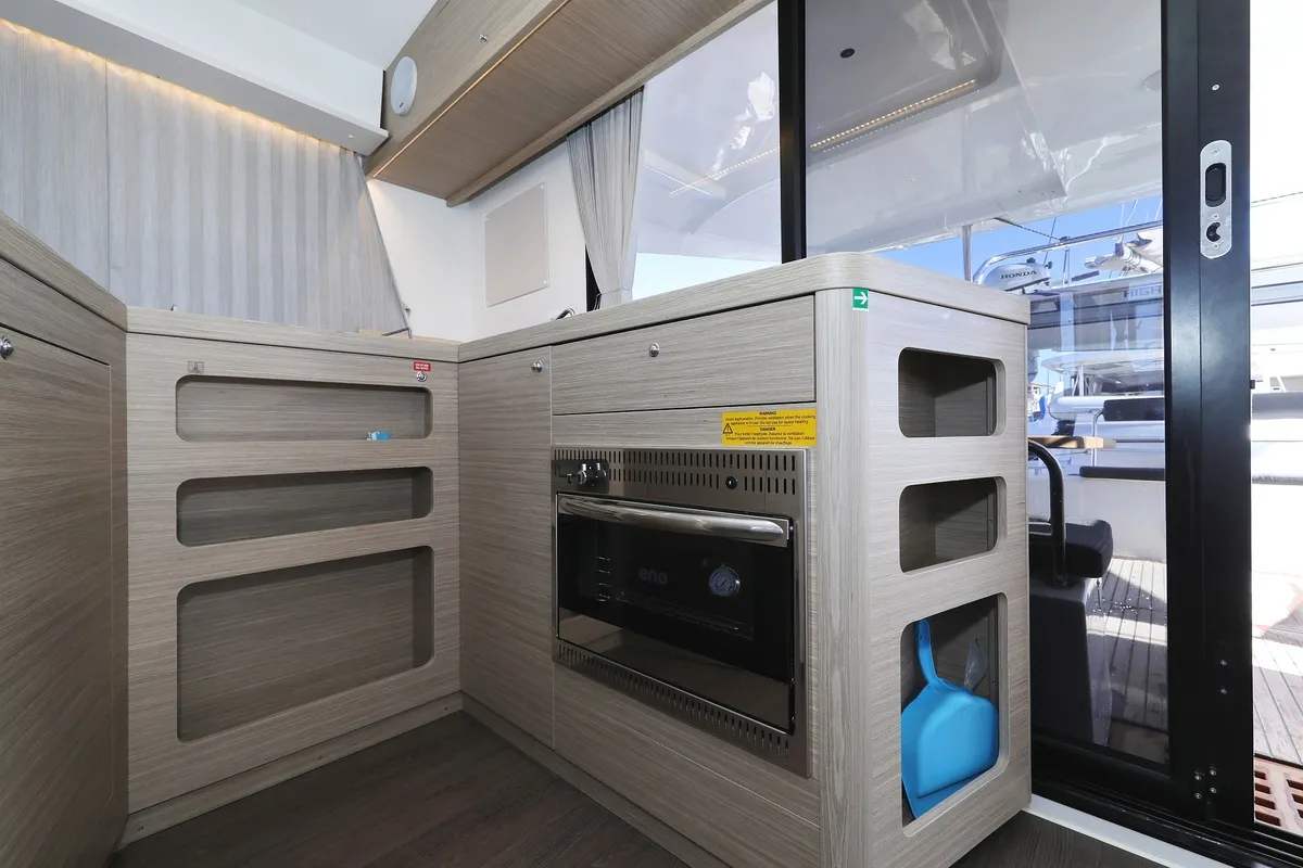 Galley of Sail la Vie, a Lagoon 42 catamaran at Pirovac, Croatia