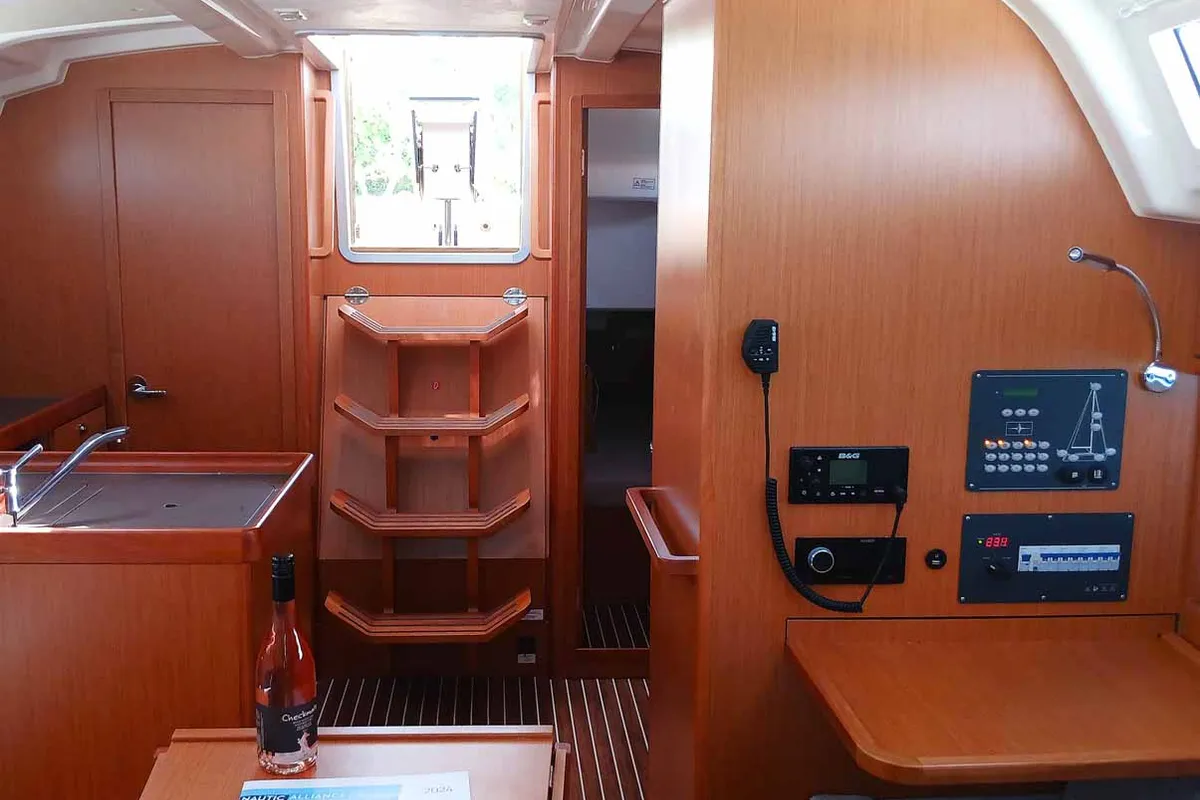 Xenia, a Bavaria Cruiser 37 sailboat at Municipal Unit of Lefkada, Greece