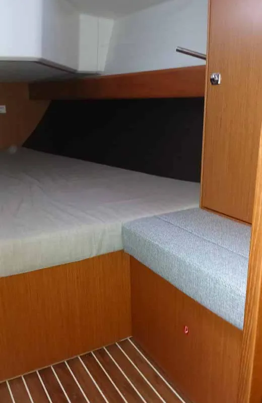 Cabin on Xenia, a Bavaria Cruiser 37 sailboat at Municipal Unit of Lefkada, Greece
