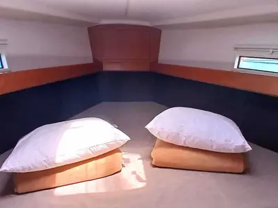 Cabin on Xenia, a Bavaria Cruiser 37 sailboat at Municipal Unit of Lefkada, Greece