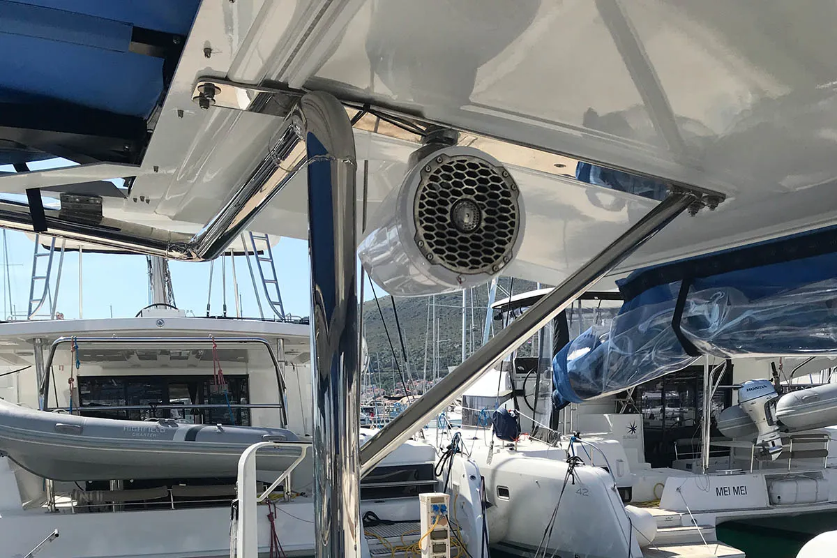 Asti, a Jeanneau Sun Loft 47 sailboat at Seget Donji, Croatia