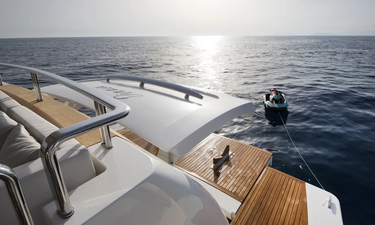 Dinaia, a Sanlorenzo Yacht SL106 motor yacht at Τροκαντερό, Greece