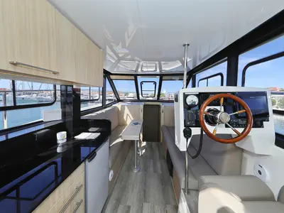 Salon of Batu, a Cobra Yachts Futura 40 Grand Horizon motor yacht at Grad Vodice, Croatia
