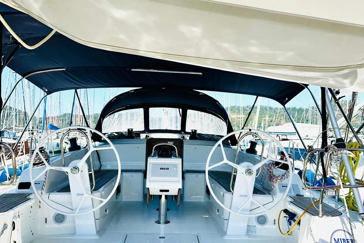 Miber Summerbird, a Bavaria Cruiser 46 sailboat at Fethiye, Turkey