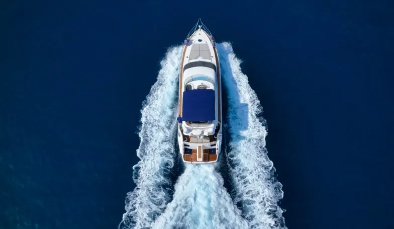 Premium, a Fairline Squadron 55 motor yacht at Messina, Italy