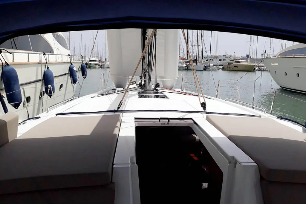 AF-O46.1OL, a Beneteau Oceanis 46.1 sailboat at Athens, Greece