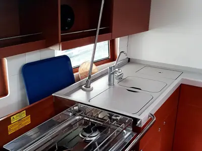 AF-O46.1OL, a Beneteau Oceanis 46.1 sailboat at Athens, Greece