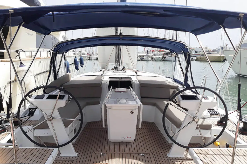 AF-O46.1OL, a Beneteau Oceanis 46.1 sailboat at Athens, Greece