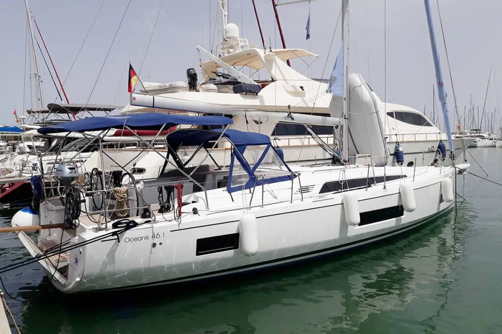 AF-O46.1OL, a Beneteau Oceanis 46.1 sailboat at Athens, Greece