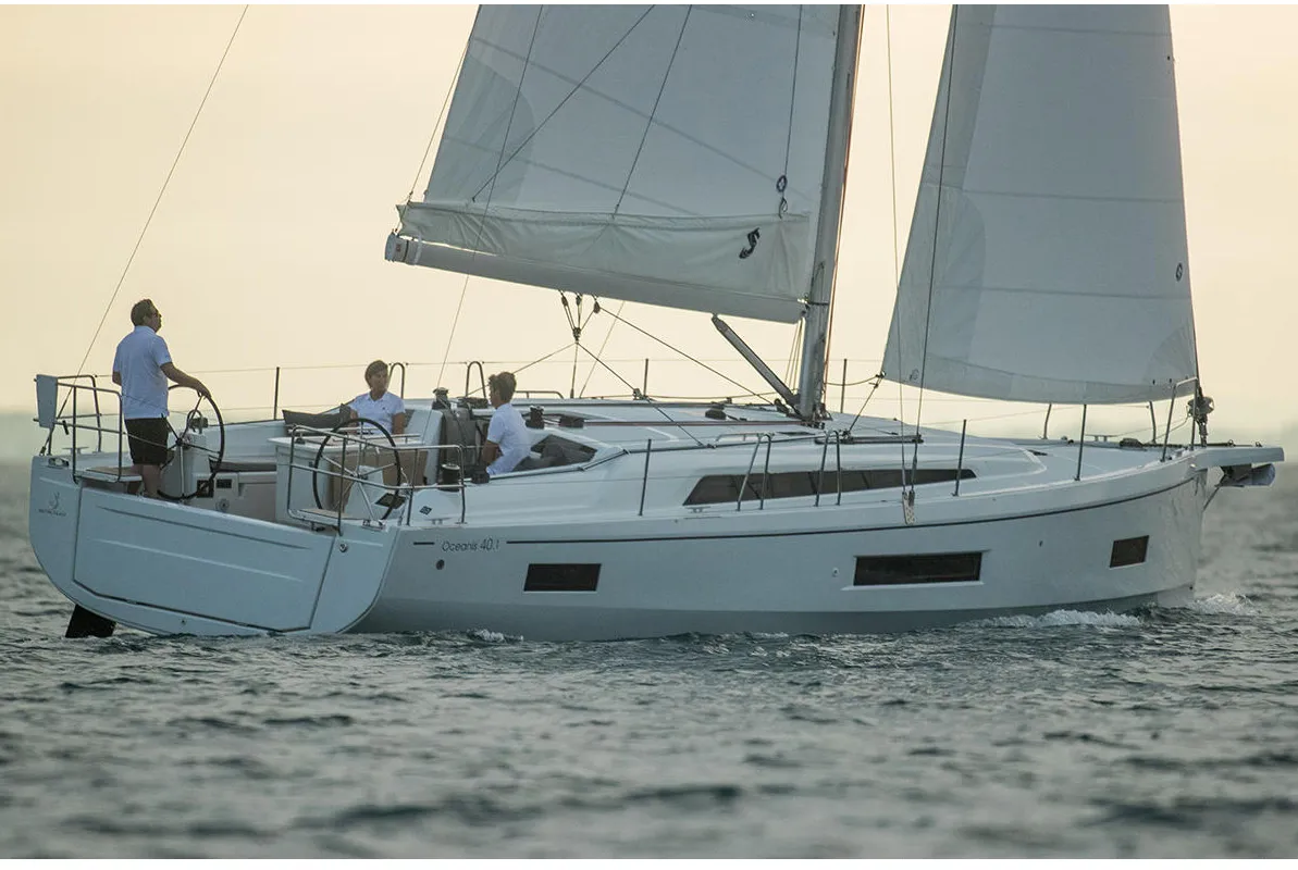 Neda, a Beneteau Oceanis 40.1 sailboat at Athens, Greece
