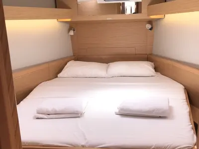 Cabin on Nikolas-Aegeas, a Dufour 430 sailboat at Kos, Greece