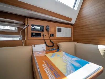 Salon of Olelole, a Elan Impression 40.1 sailboat at Grad Pula, Croatia
