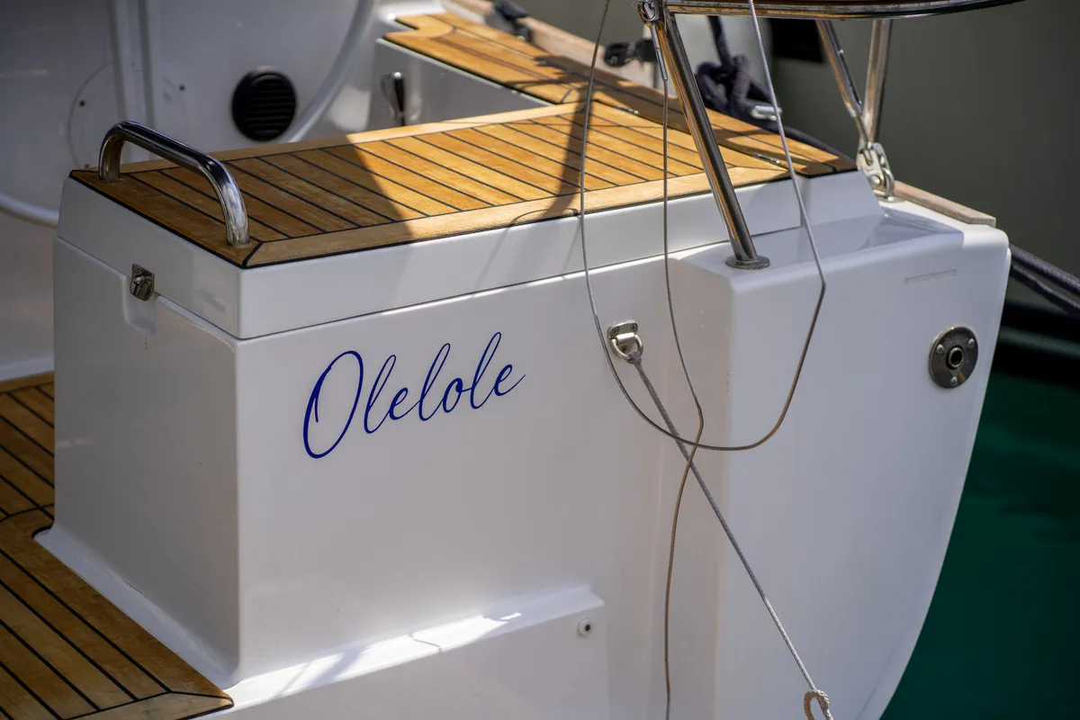 Olelole, a Elan Impression 40.1 sailboat at Grad Pula, Croatia