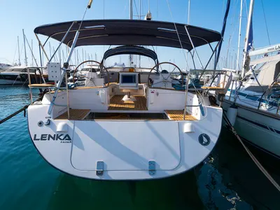 Lenka, a Elan 514 Impression sailboat at Grad Biograd na Moru, Croatia