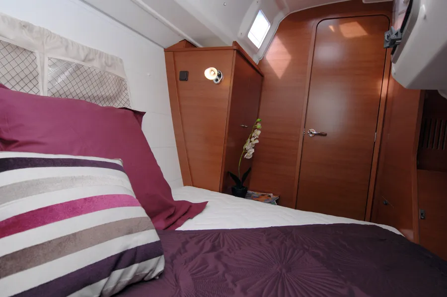 Cabin on Lara, a Dufour 335 GL sailboat at Grad Šibenik, Croatia