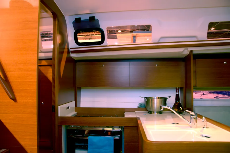 Galley of Lara, a Dufour 335 GL sailboat at Grad Šibenik, Croatia