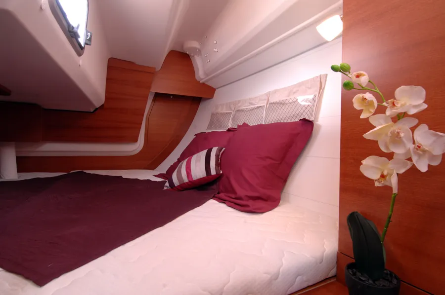 Cabin on Lara, a Dufour 335 GL sailboat at Grad Šibenik, Croatia