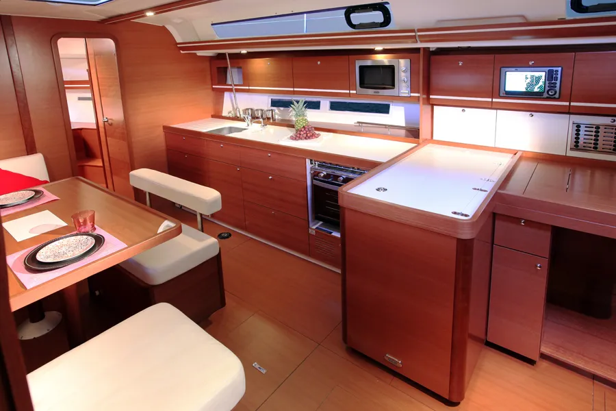Galley of Lara, a Dufour 335 GL sailboat at Grad Šibenik, Croatia
