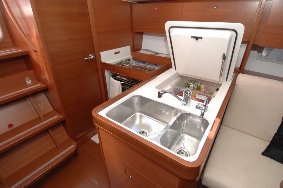 Galley of Lara, a Dufour 335 GL sailboat at Grad Šibenik, Croatia