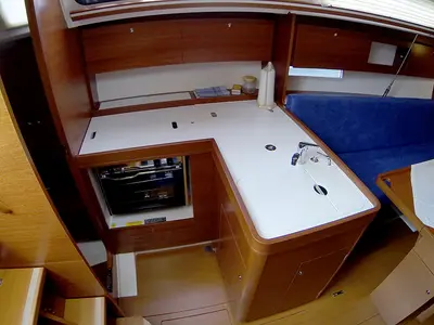 Galley of Lara, a Dufour 335 GL sailboat at Grad Šibenik, Croatia