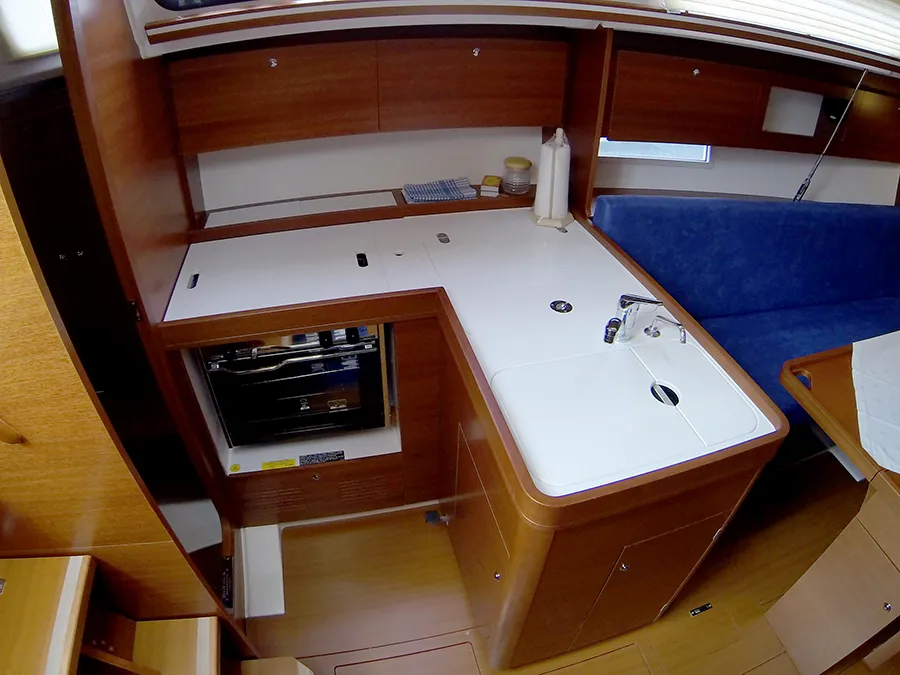 Galley of Lara, a Dufour 335 GL sailboat at Grad Šibenik, Croatia