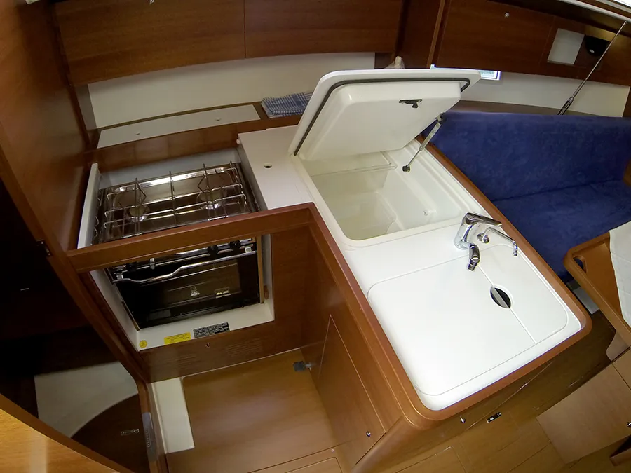 Galley of Lara, a Dufour 335 GL sailboat at Grad Šibenik, Croatia