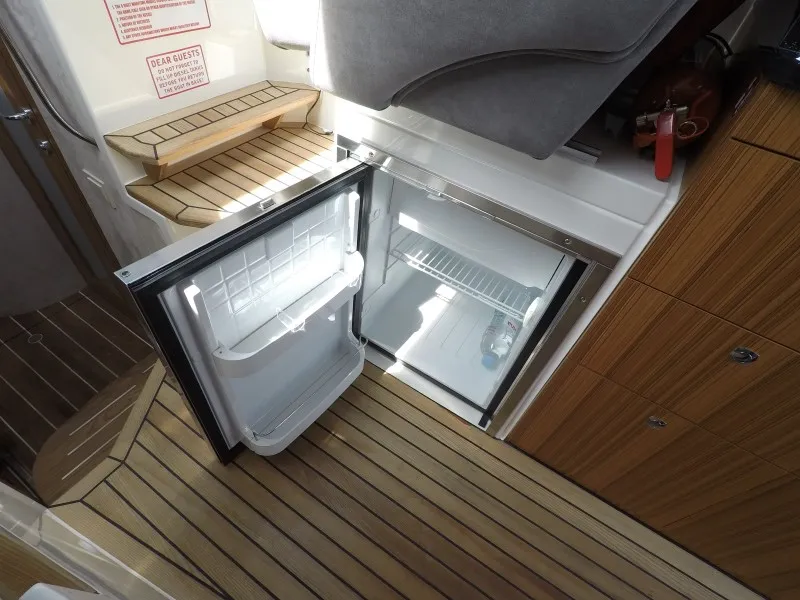 Galley of Malinkonija, a Marex 330 Scandinavia motor yacht at Grad Šibenik, Croatia