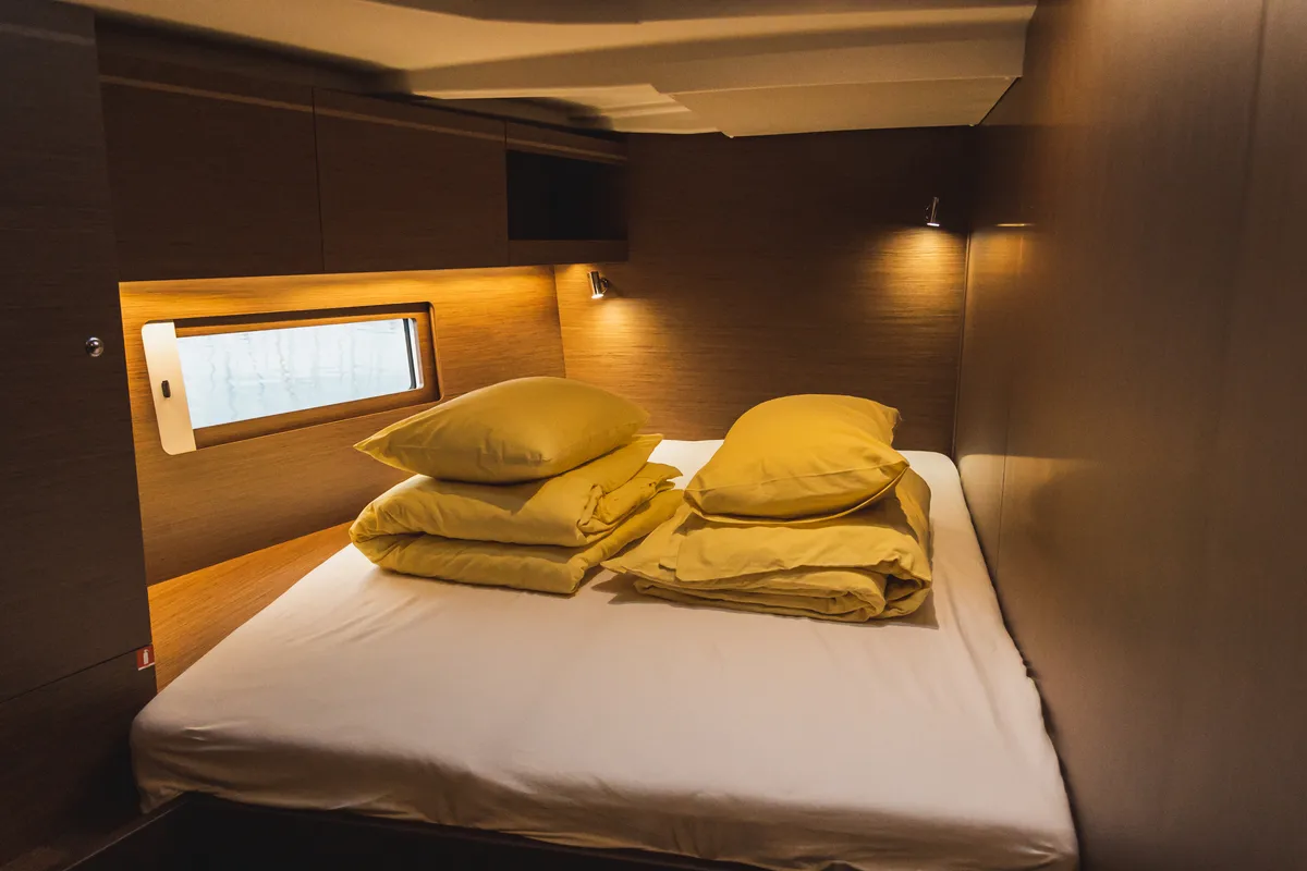Cabin on Panthata, a Beneteau Oceanis 51.1 sailboat at Grad Šibenik, Croatia