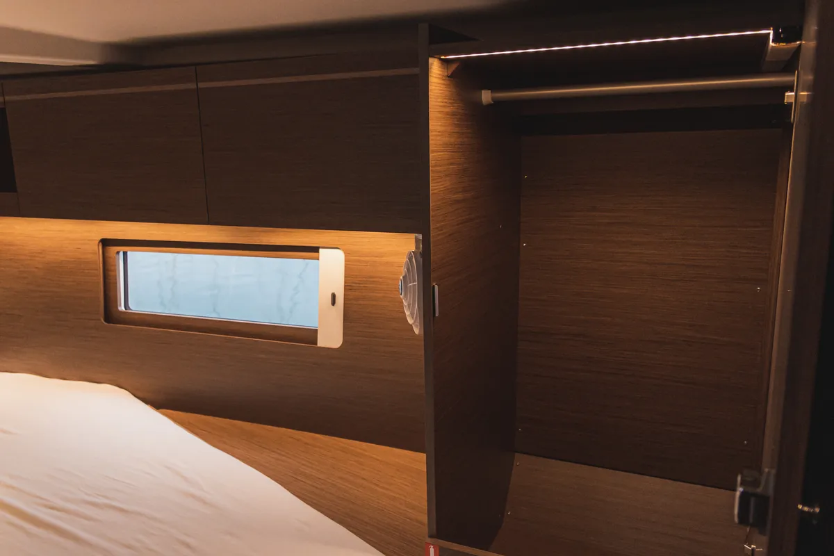 Cabin on Panthata, a Beneteau Oceanis 51.1 sailboat at Grad Šibenik, Croatia