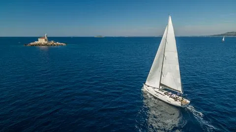 Exterior view of KSP, a More 55 sailboat at Trogir, Croatia