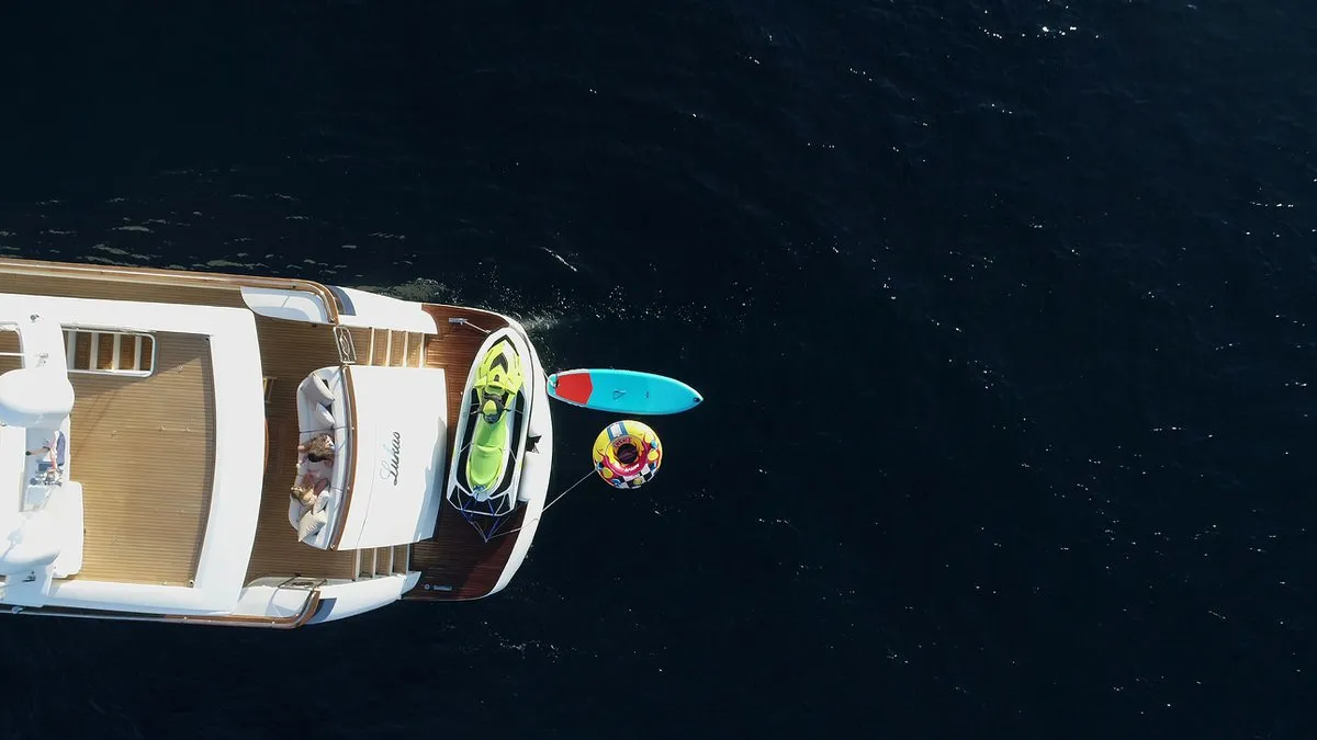 Exterior view of Lukas, a Evo Marine Deauville 760 motor yacht at Split, Croatia
