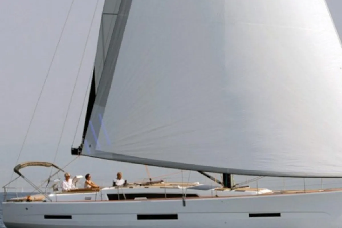 Altamira, a Dufour 560 Grand Large sailboat at Municipal Unit of Lefkada, Greece