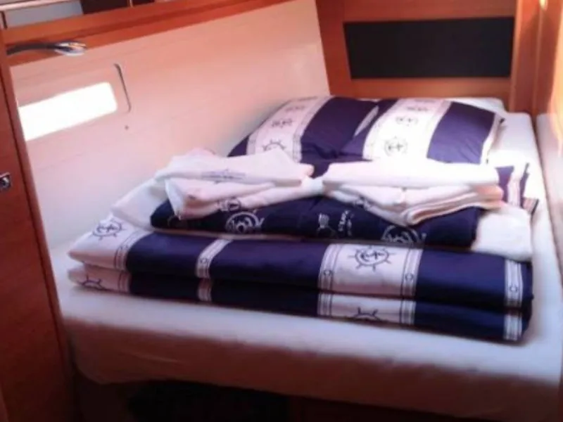 Altamira, a Dufour 560 Grand Large sailboat at Municipal Unit of Lefkada, Greece