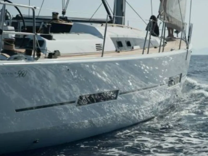 Altamira, a Dufour 560 Grand Large sailboat at Municipal Unit of Lefkada, Greece