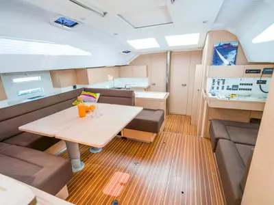 Escape II, a Elan Impression 50 sailboat at Biograd na Moru, Croatia