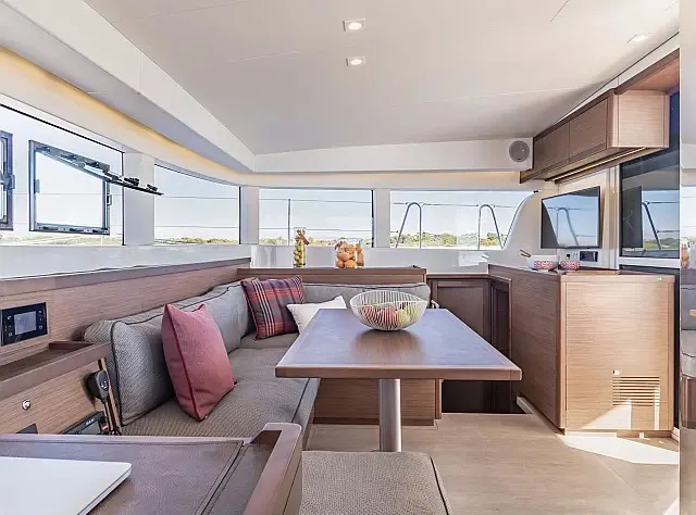 Salon of Twilight, a Lagoon 40 catamaran at Grad Trogir, Croatia