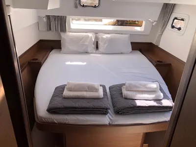 Cabin on Lagoon 42 (2020) AM, a Lagoon 42 catamaran at Athens, Greece