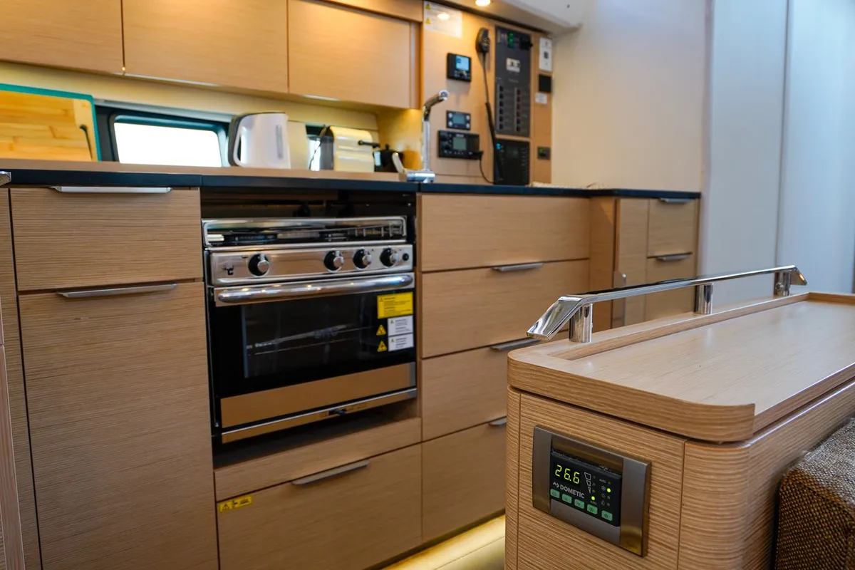 Galley of Janina, a Hanse 460 sailboat at Seget Donji, Croatia