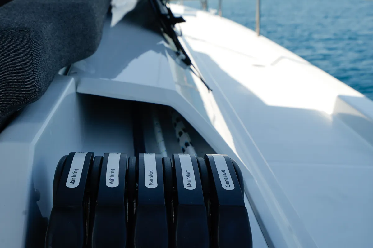 Janina, a Hanse 460 sailboat at Seget Donji, Croatia