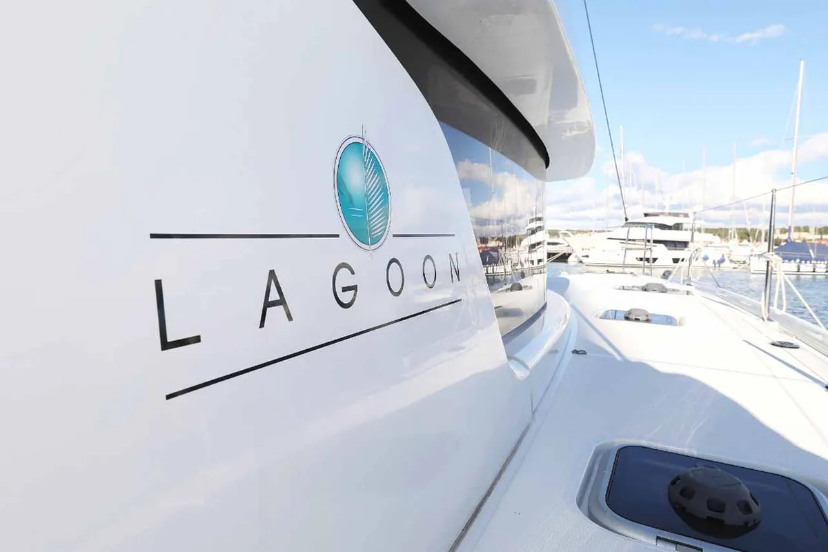 Jaloco, a Lagoon 42 catamaran at Murter, Croatia