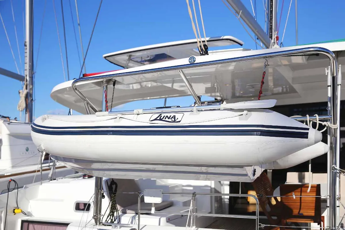 Jaloco, a Lagoon 42 catamaran at Murter, Croatia