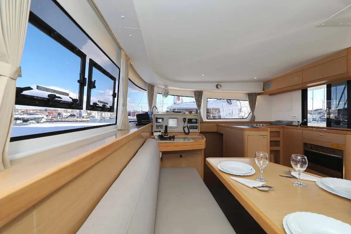 Galley of Jaloco, a Lagoon 42 catamaran at Murter, Croatia