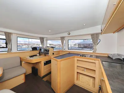 Galley of Jaloco, a Lagoon 42 catamaran at Murter, Croatia