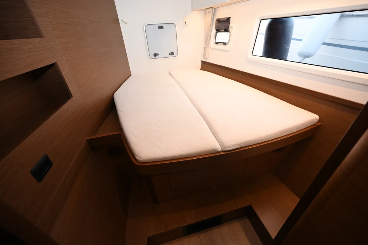 Cabin on Alberta, a Lagoon 42 catamaran at Municipal Unit of Lefkada, Greece